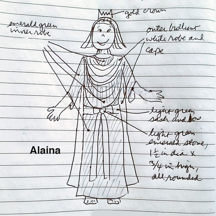 Alaina healing vestures