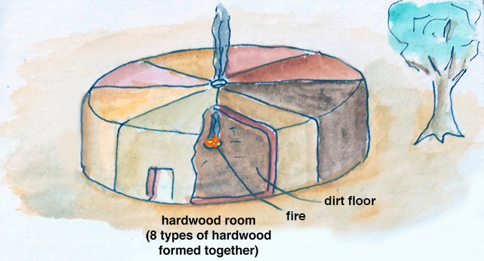 Hardwood healing room