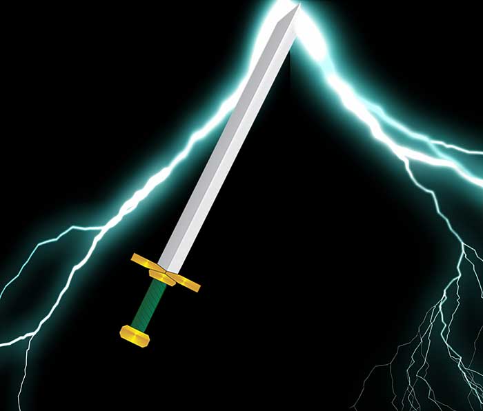 lightning from Sword of Raphael